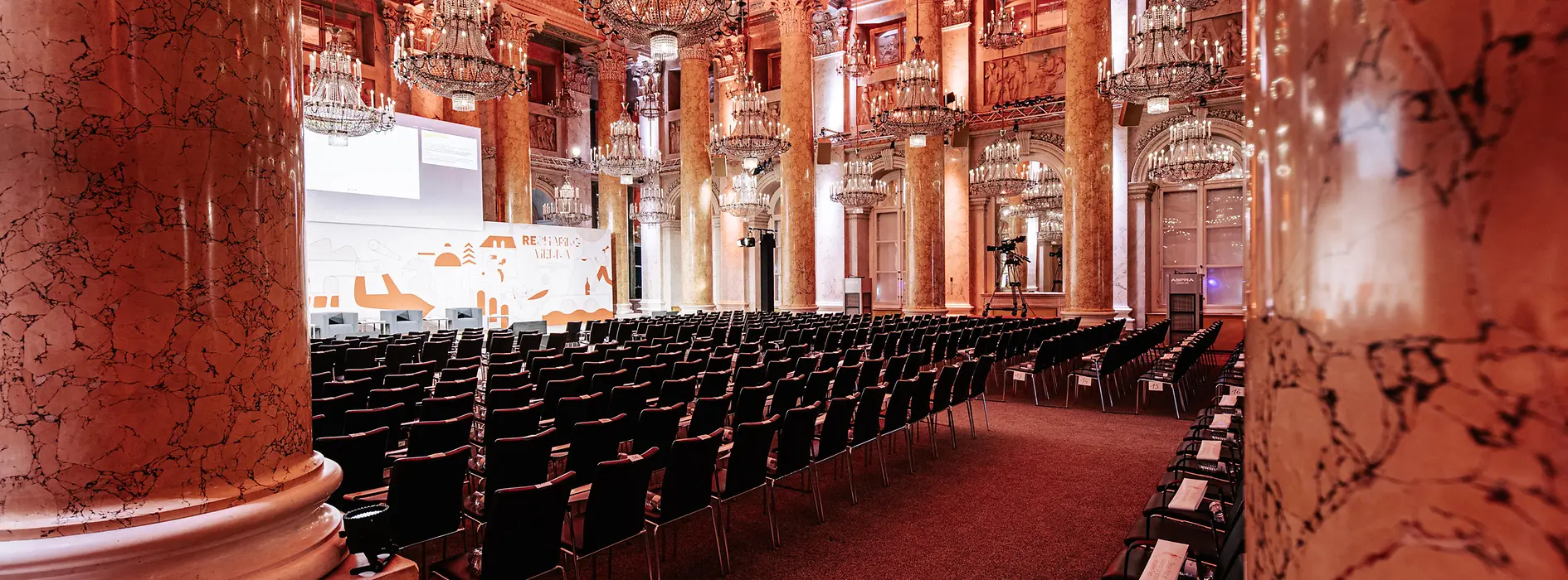 Zeremoniensaal der Hofburg Vienna - Corona-konforme Veranstaltung