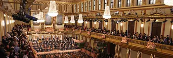 Concerto di Capodanno dell’Orchestra Filarmonica di Vienna nella Sala Dorata del Musikverein